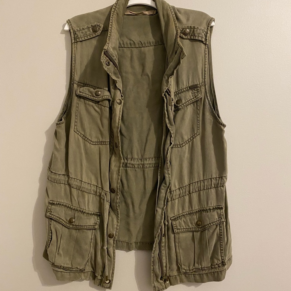 Green Army Utility Vest